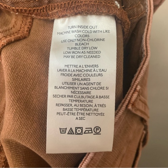 Anthropologie Pilcro Mid Rise Flare Jeans in Copper Rust Size 26 - Picture 14 of 15